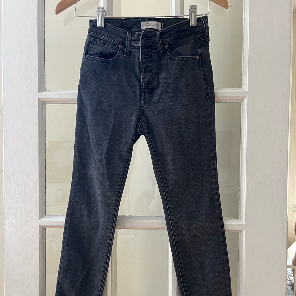 Madewell black skinny jeans